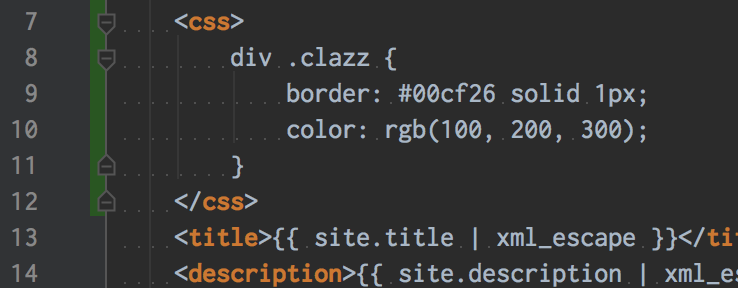 plain xml